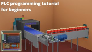 PLC Programming Tutorials for Beginners  Ladder logic for pusher [upl. by Gaut]