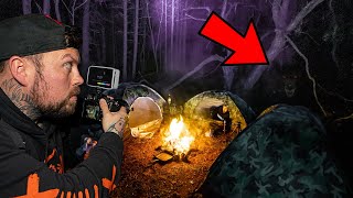 STALKED IN THE WOODS  HAUNTED CAMPING EPPING FOREST [upl. by Suoirtemed]