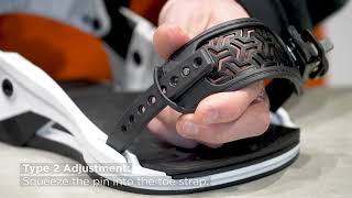 How To Adjust Binding Toe Straps  Union Binding Company [upl. by Ytteb947]