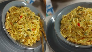 Ik heb nog nooit zon heerlijke Tagliatelle met kipfilet pasta gegeten Makkelijk en goedkoop rcpt [upl. by Eirollam]