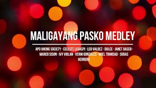 🎤 Pinoy Christmas Karaoke  Medley Maligayang Pasko Namamasko Ang Pasko’y Sumapit and More 🎄🎶 [upl. by Arocal]