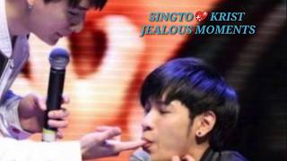 SINGTO PRACHAYA and KRIST PERAWAT JEALOUS MOMENTS  SUPER SWEET [upl. by Aisirtap236]