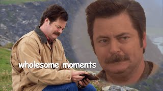 top ten wholesome ron swanson moments  Parks amp Recreation  Comedy Bites [upl. by Atthia]