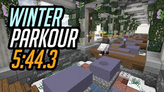 Speedrunning kwuties Winter Parkour in 5443 [upl. by Marela]