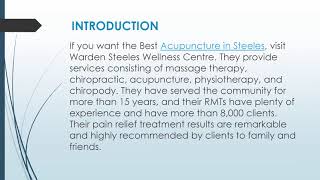 Best Acupuncture in Steeles [upl. by Suirradal]