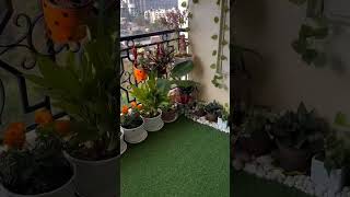 Balcony Garden Ideas  Small Balcony Garden  Delhi  Gurugram  Noida  Plants  Greenary [upl. by Ovatsug746]