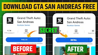 100 Genuine How To Download GTA San Andreas In Android For Free 2024  GTA San Andreas Kaise Kare [upl. by Oeram981]