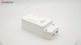 Quinetic QURW01 – 1 Amp WiFi Wireless SwitchDimmer Receiver [upl. by Lashond306]