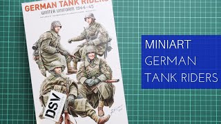 Miniart 135 German Tank Riders Winter Uniform 194445 35370 Review [upl. by Nhguav]