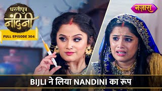 Bijli Ne Liya Nandini Ka Roop  FULL EPISODE 304  Dhartiputra Nandini [upl. by Keslie]