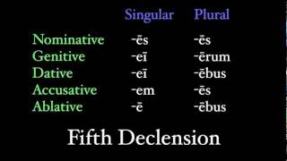 The Fifth Declension [upl. by Zerelda]