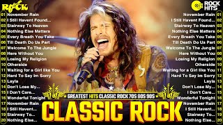 Aerosmith Nirvana Queen Bon Jovi Metallica ACDC U2 🔥 Best Classic Rock Songs 70s 80s 90s [upl. by Ennaylloh]