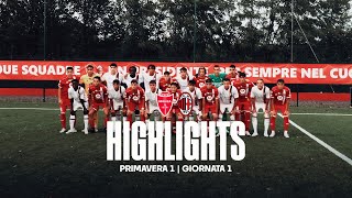 MONZA 1  3 MILAN  HIGHLIGHTS PRIMAVERA 1 [upl. by Llenyaj44]