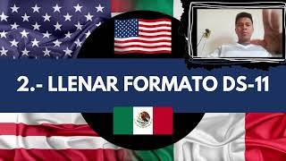 Como tramitar pasaporte americano desde mexico y DS11 [upl. by Cima]