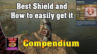 Assassins Creed Origins  Best Shield  Compendium [upl. by Nalyorf]