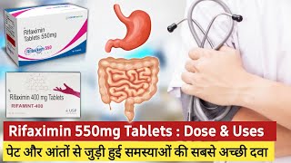 Rifaximin tablet  Rcifax tablet Uses amp side effects  medicine for Stomach and intestine disease [upl. by Nodrog]