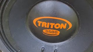 Alto Falante Triton 3500rms [upl. by Akkimat491]