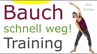 ☝️20 min Bauch schnell weg Training  straffe Körpermitte im Stehen ohne Geräte [upl. by Cadmarr]