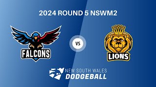 2024 NSWDL R5 Mens Div 2 Eastwood Falcons vs Lansvale Lions [upl. by Nelan]