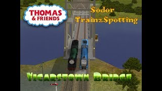 Thomas amp Friends  Sodor TrainzSpotting  Vicarstown Bridge  Trainz Video [upl. by Kelcey]