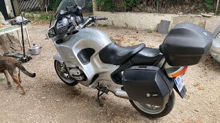 Remplacement tendeur chaine BMW R1150RT [upl. by Dnaletak349]