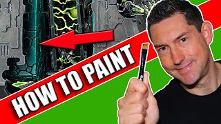 Necron Painting Tutorial  Necron Blackstone  Paint it Easy [upl. by Dnalrag18]