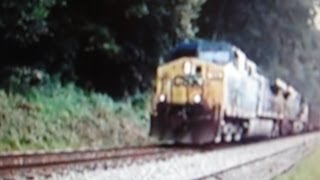 CSX Engines 149 amp 246 Eastbound Old Main Line thru Ellicott City Maryland [upl. by Nandor]