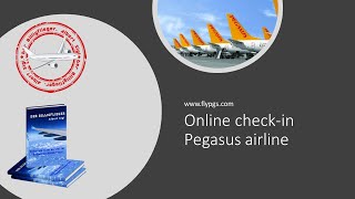 Online  web check in Pegasus airline leicht gemacht [upl. by Liris]