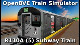 OpenBVE ►5 Train to EastchesterDyre Avenue◀ R110A [upl. by Drarig912]