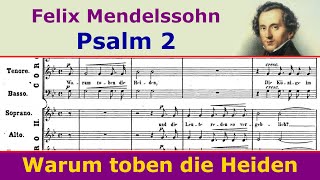 Mendelssohn  Warum toben die Heiden Psalm 2 [upl. by Eldredge]