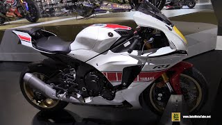 2022 Yamaha R1 World GP 60th Anniversary  Walkaround  2021 EICMA Milan [upl. by Carothers]