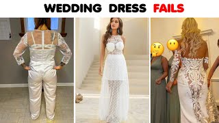 Hilarious Wedding Dress FAILS [upl. by Moran]