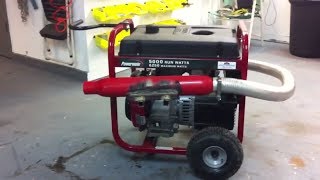 How to make your generator quietpowermate generator [upl. by Canter299]