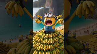 Minion and banana meme short memes minionandbananaaianimation [upl. by Oiragelo]