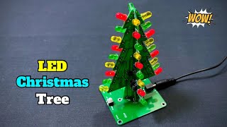 LED Christmas Tree  DIY Christmas tree  Electronic Projects [upl. by Alleira720]