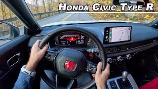 2023 Honda Civic Type R 17k Mile Update  Vermont Therapy Drive POV Binaural Audio [upl. by Mufinella]