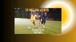 Nutmegging a Famous YouTube Team Player in Epic Soccer Match [upl. by Oiratno743]