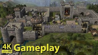 Stronghold 2 Steam Edition  4K GAMEPLAY [upl. by Arymas]