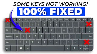 How to Fix Some Keys Not Working on Laptop Keyboard  Keyboard Not Working on Windows 10 amp 11 [upl. by Adnilab171]