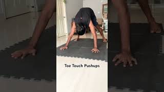 Beginner Toe Touch Pushups  Easy Guide to Strengthen Core amp Balance feelingstrong strength [upl. by Pownall577]