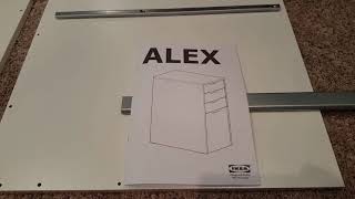 Ikea Alex 4 drawer assembly [upl. by Gnod]