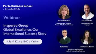 Webinar Insparya Group Global excellence our international success story [upl. by Fitton]