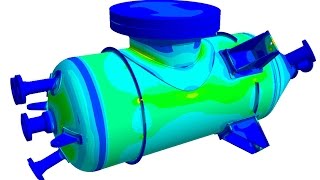 Pressure Vessel Fatigue calculation according to ASME code Section VIII Div 2 part 5 [upl. by Sausa752]