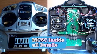 Transmitter inside  Microzone Mc6c transmitter inside parts details  Transmitter and Receiver [upl. by Jorie594]