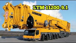 Liebherr LTM 1120091  Biggest Liebherr All Terrain Crane liebherr mobilecrane [upl. by Alimak]