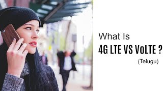 4G LTE vs VoLTE Networks Explained In Telugu [upl. by Anayaran]