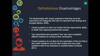 Different Questionnaire Question Types Dichtomous Multiple Choice and Likert Scale [upl. by Lette]