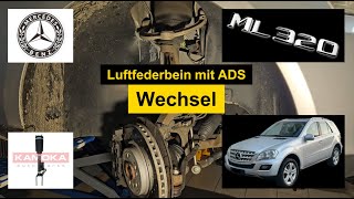 Mercedes Benz ML W164 320 Luftfederbein Wechsel [upl. by Averat338]