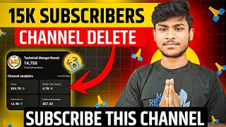 Technical Mangat Rawat Channel Deleted From Youtube  delete youtube channel ko wapas kaise laye [upl. by Nadeen]