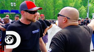 Boosted GT amp Chuck Seitsingers Brutal OnTrack Fight  Street Outlaws No Prep Kings [upl. by Neelav951]